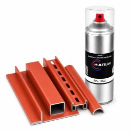 SPRAY LAKIER FARBA DO ALUMINIUM RAL 3022 POŁYSK
