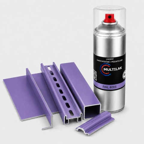 SPRAY LAKIER FARBA DO ALUMINIUM RAL 4005 POŁYSK