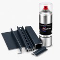 SPRAY LAKIER FARBA DO ALUMINIUM RAL 5008 POŁYSK