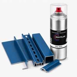 SPRAY LAKIER FARBA DO ALUMINIUM RAL 5009 POŁYSK