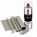 SPRAY LAKIER FARBA DO ALUMINIUM RAL 7023 POŁYSK