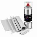 SPRAY LAKIER FARBA DO ALUMINIUM RAL 7035 POŁYSK