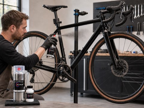 SPRAY LAKIER FARBA DO RAMY ROWEROWEJ RAL 6027 MAT