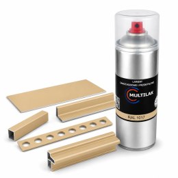 SPRAY LAKIER FARBA DO ALUMINIUM RAL 1017 MAT