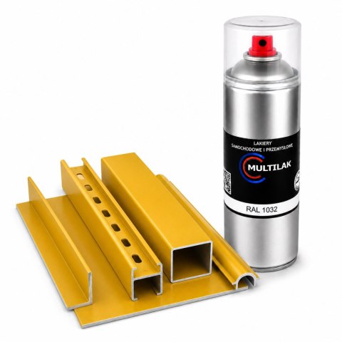 SPRAY LAKIER FARBA DO ALUMINIUM RAL 1032 MAT