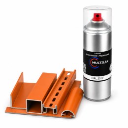 SPRAY LAKIER FARBA DO ALUMINIUM RAL 2012 MAT