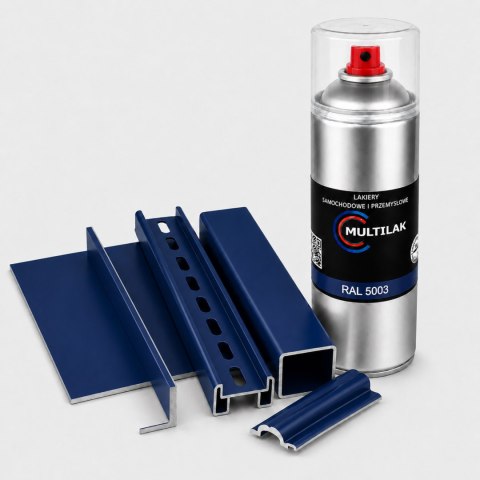 SPRAY LAKIER FARBA DO ALUMINIUM RAL 5003 MAT