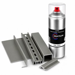 SPRAY LAKIER FARBA DO ALUMINIUM RAL 7003 MAT