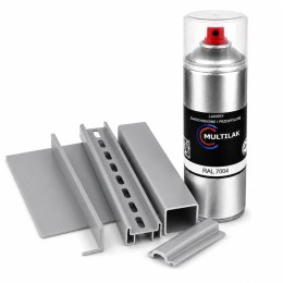 SPRAY LAKIER FARBA DO ALUMINIUM RAL 7004 MAT