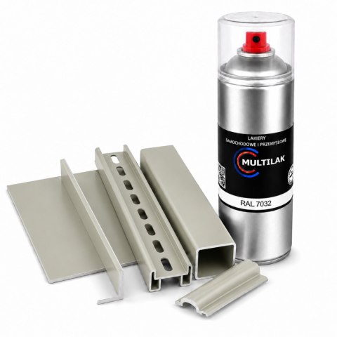 SPRAY LAKIER FARBA DO ALUMINIUM RAL 7032 MAT